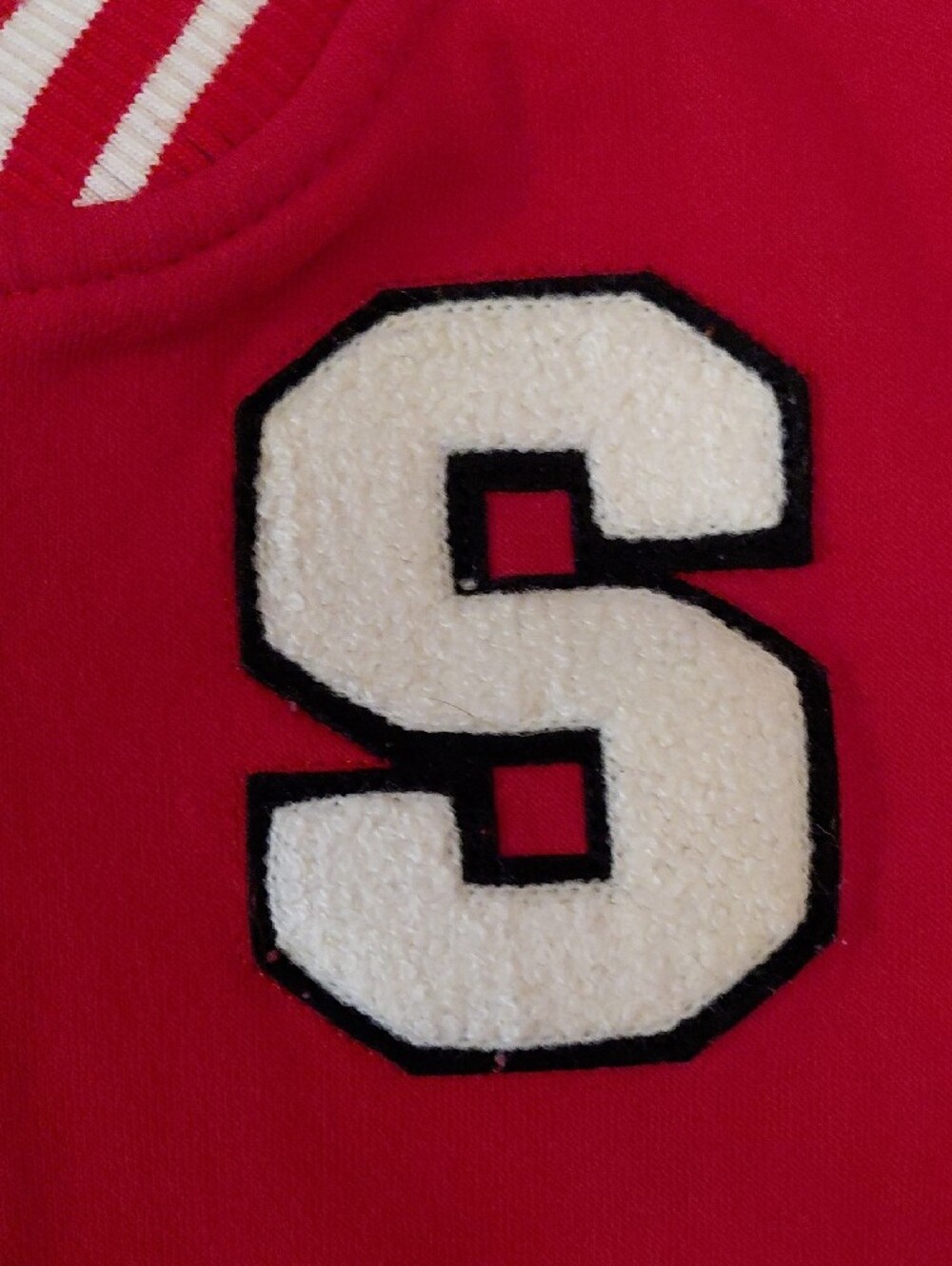 Marvel Red & White Kids Spider-Man Varsity Hoodie Jacket 4T Spidey - Picture 4 of 11